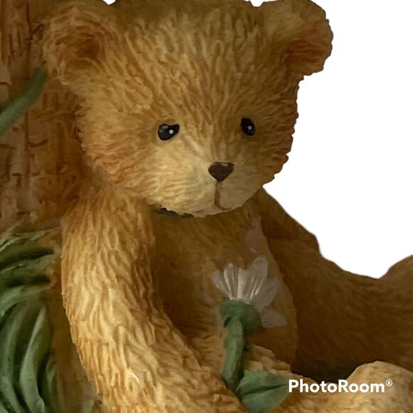 1995 Cherished Teddies Sculpture Town Tattler Signage Priscilla Hillman CRT109 - Picture 3 of 13
